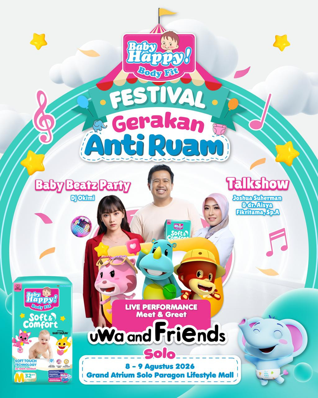 Warga Solo Merapat, Festival Gerakan Anti Ruam Hadir Mal Paragon