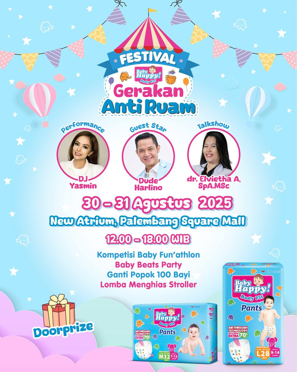 Festival Gerakan Anti Ruam Kunjungi Palembang