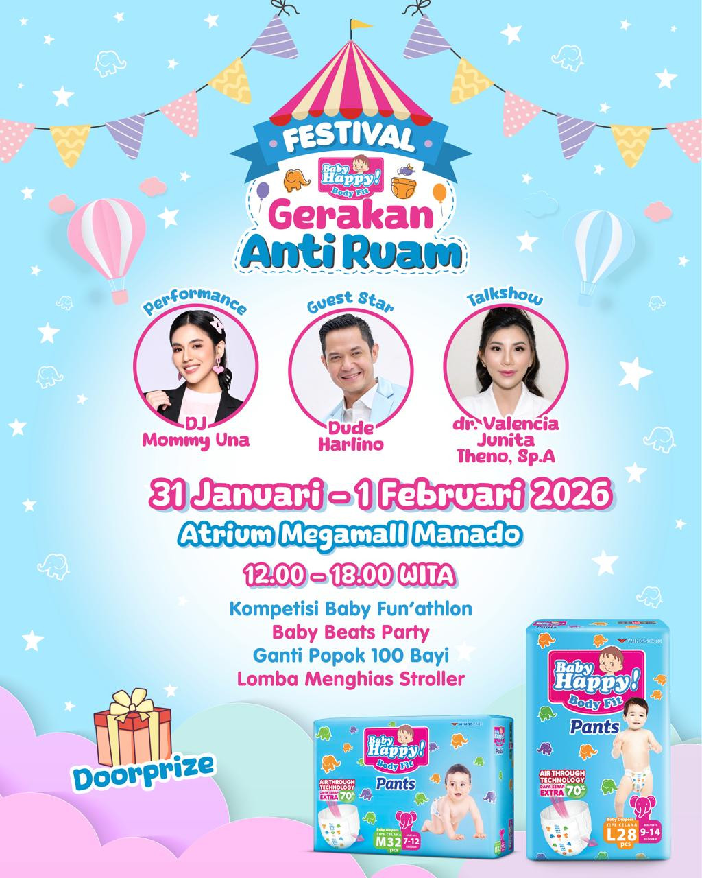 Festival Gerakan Anti Ruam Berkunjung Ke Manado